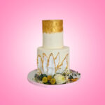 Boho Theme Wedding Cake