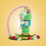 Chandilier Cake 3tiers