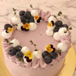 Lemon Blueberry Chiffon Cake