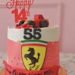 Ferrari theme cake