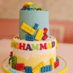 Brick theme cake