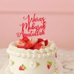 Strawberry birthday cake