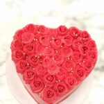 Heart Rosette Cake