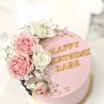 Romantic Floral Pink Cake