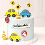 Cars & Traffic Theme Cake