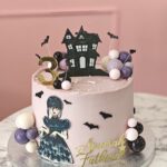 Spooky Wednesday Birthday Cake
