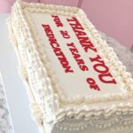 Classic Dedication Celebration Cake