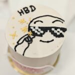Minimalist Cool Vibes Cake