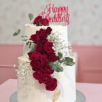 Romantic Rose Wedding Cake