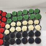 UAE Flag Cupcake Arrangement