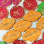 Custom Festive Fondant Cookies