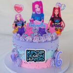 K-Pop Theme Birthday Cake – Custom Name Design