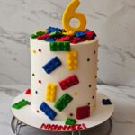 Lego Theme Birthday Cake – Fun Build Design