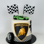 Luxury Racing Car Theme Cake