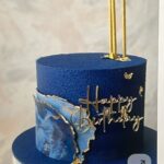 Velvet effect cake
